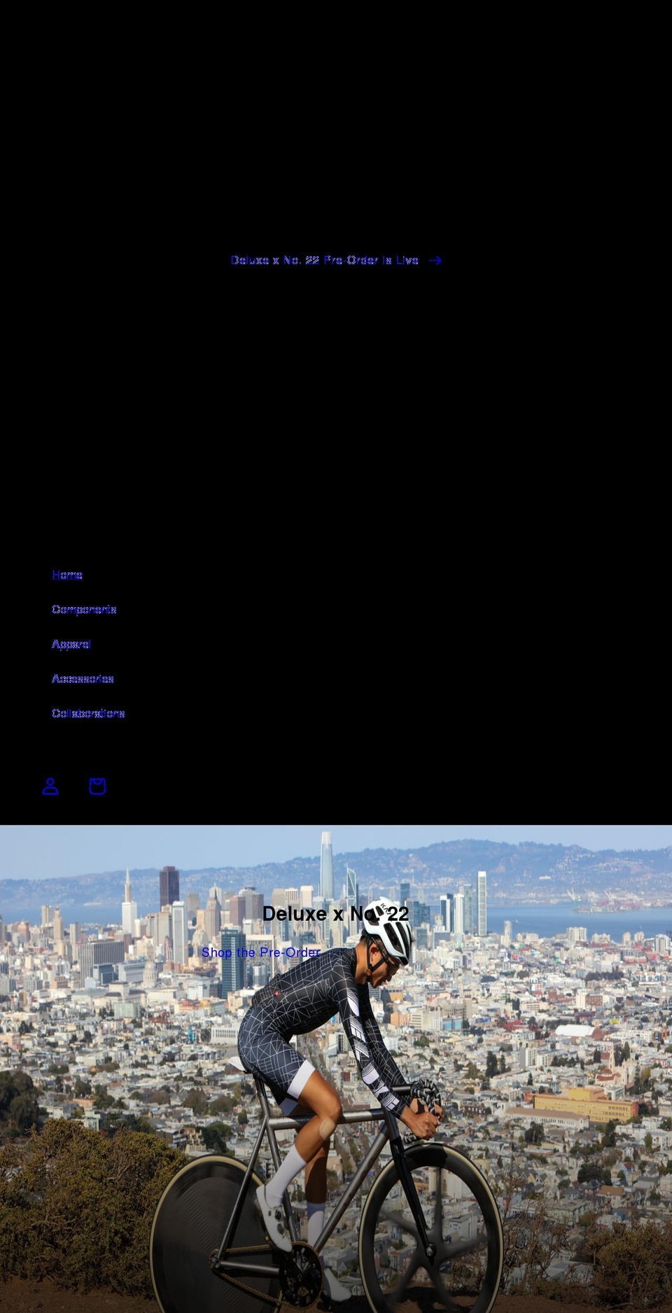deluxe-cycles.myshopify.com — Shopify storefront screenshot