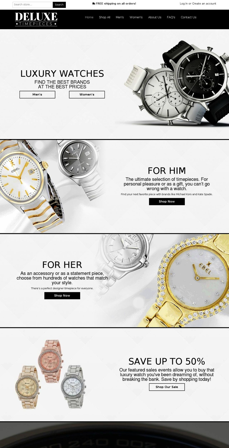 deluxepieces.com — Shopify storefront screenshot