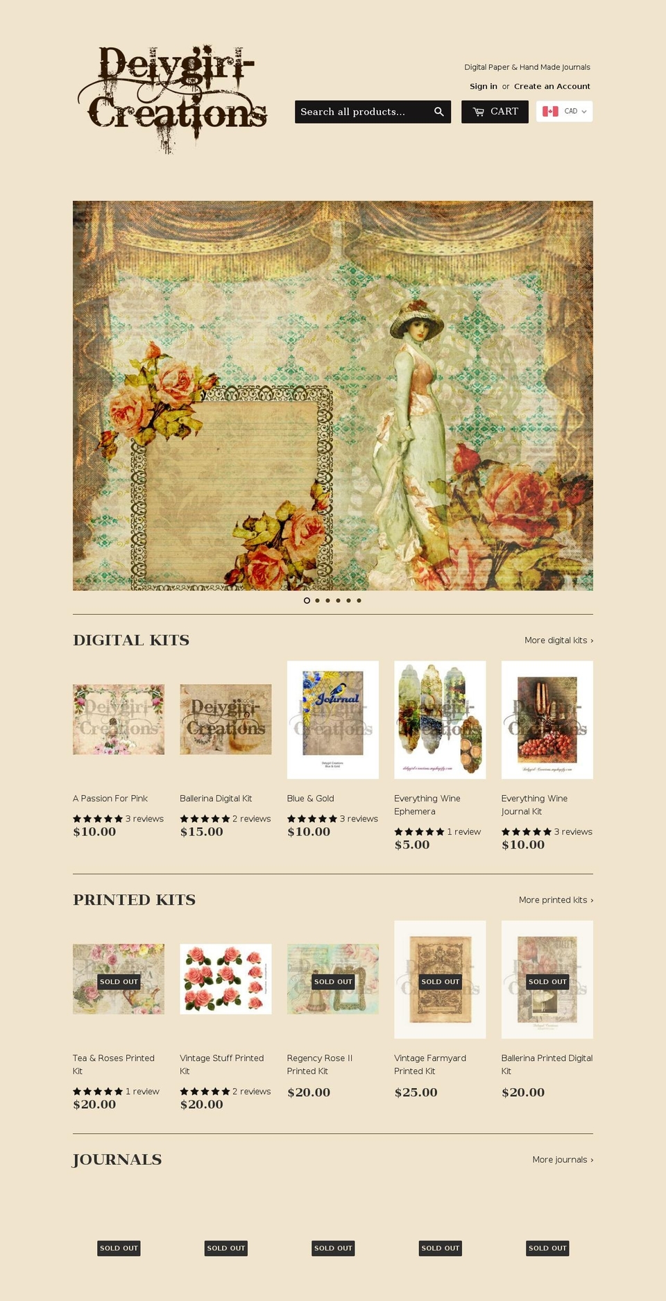 delygirl1961.com — Shopify storefront screenshot