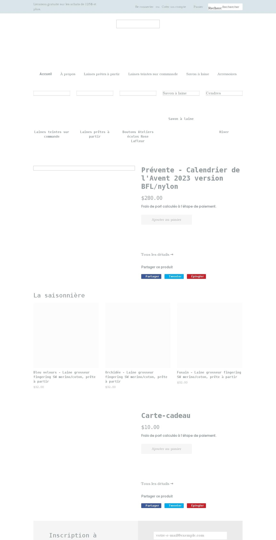 demailleenbas.com shopify website screenshot