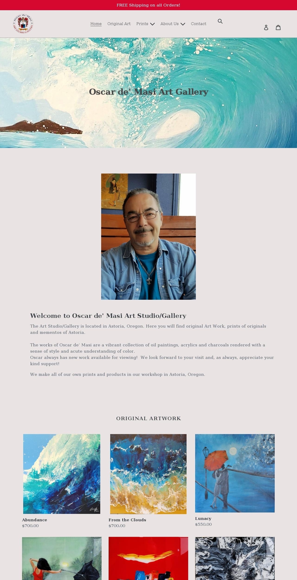 demasicreations.com shopify website screenshot