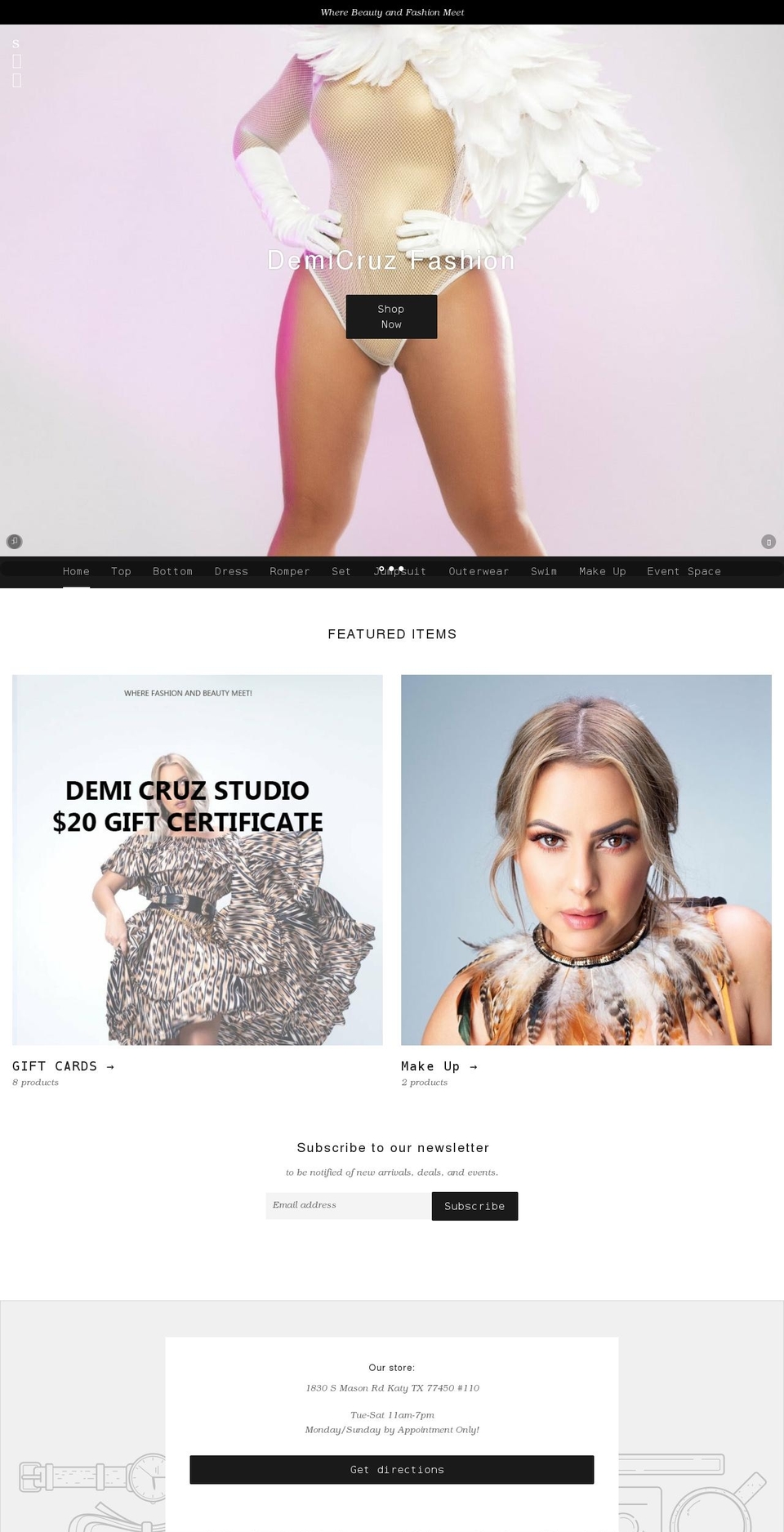 demicruzstudio.com shopify website screenshot