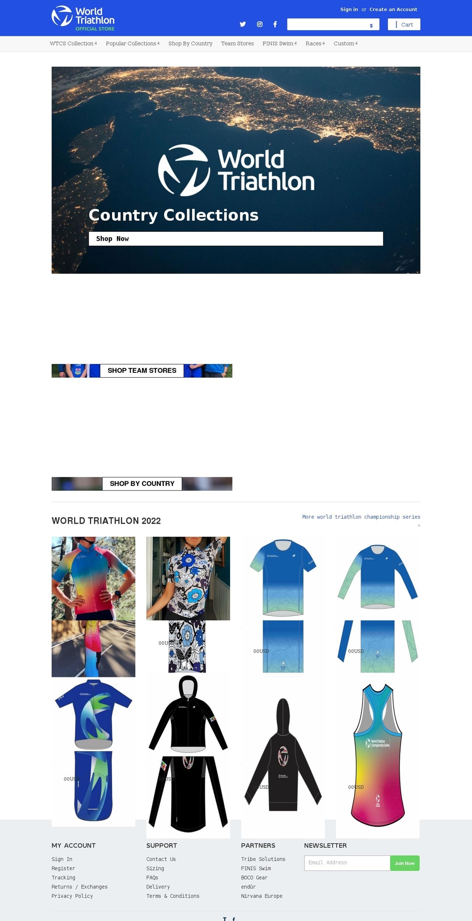 WTS New Logo Shopify theme site example demo-world-triathlon-store.myshopify.com
