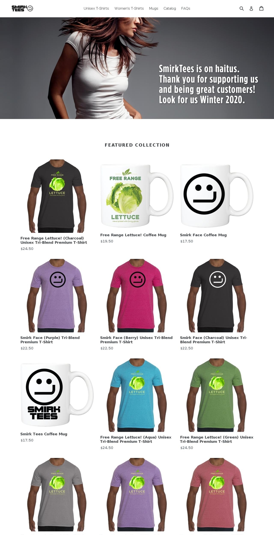 democrat-t-shirts.com — Shopify storefront screenshot