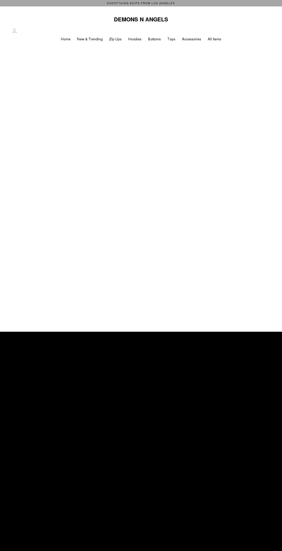 demonsnangels.com — Shopify storefront screenshot