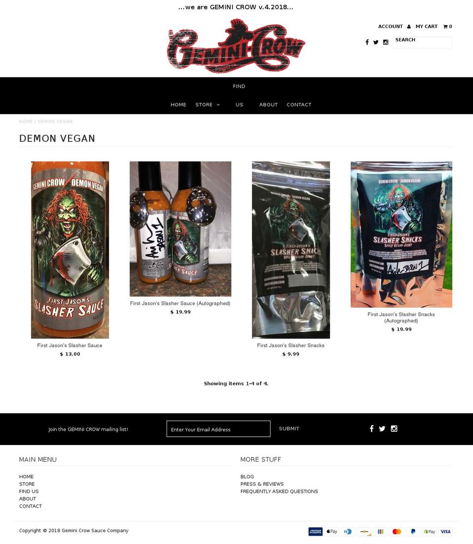 demonvegan.com shopify website screenshot