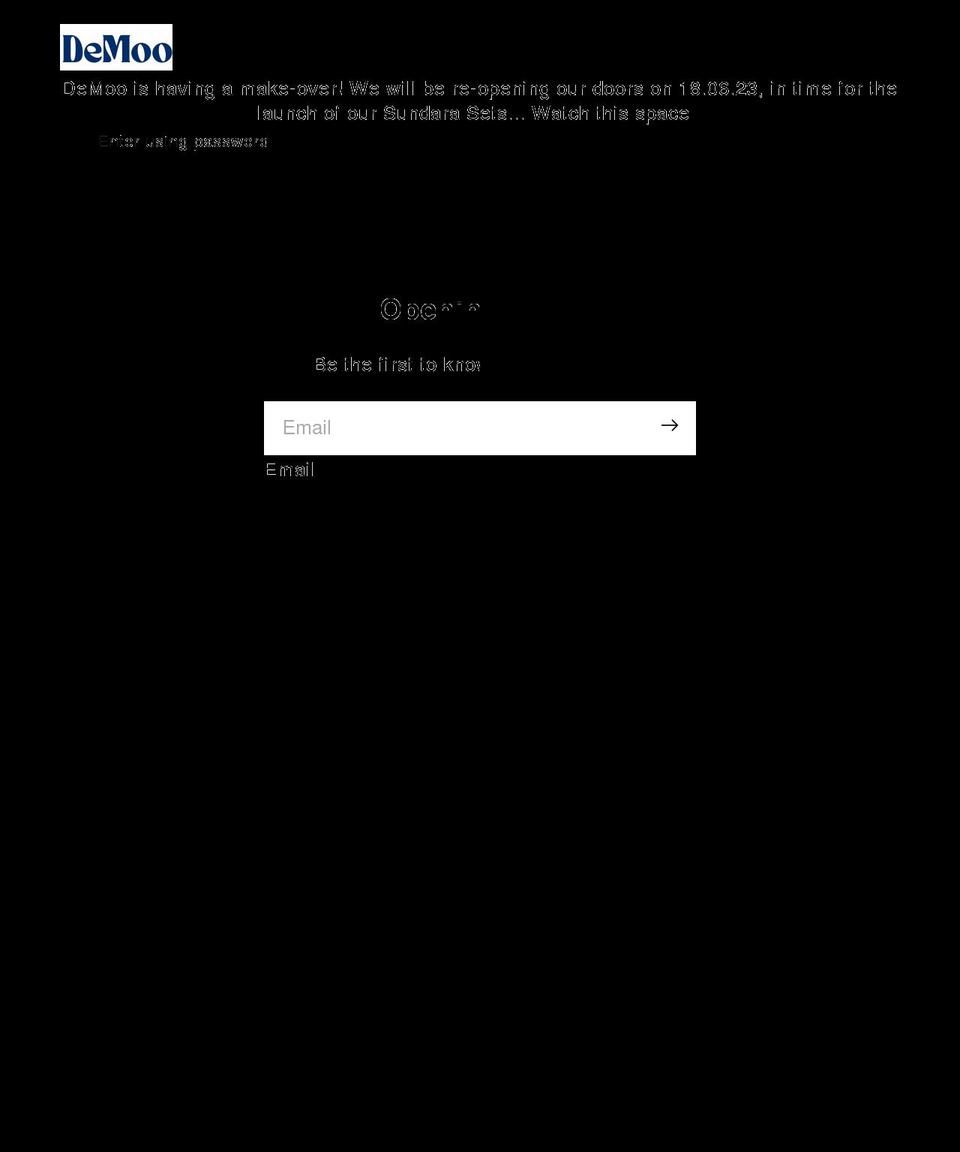 demoojeans.com shopify website screenshot