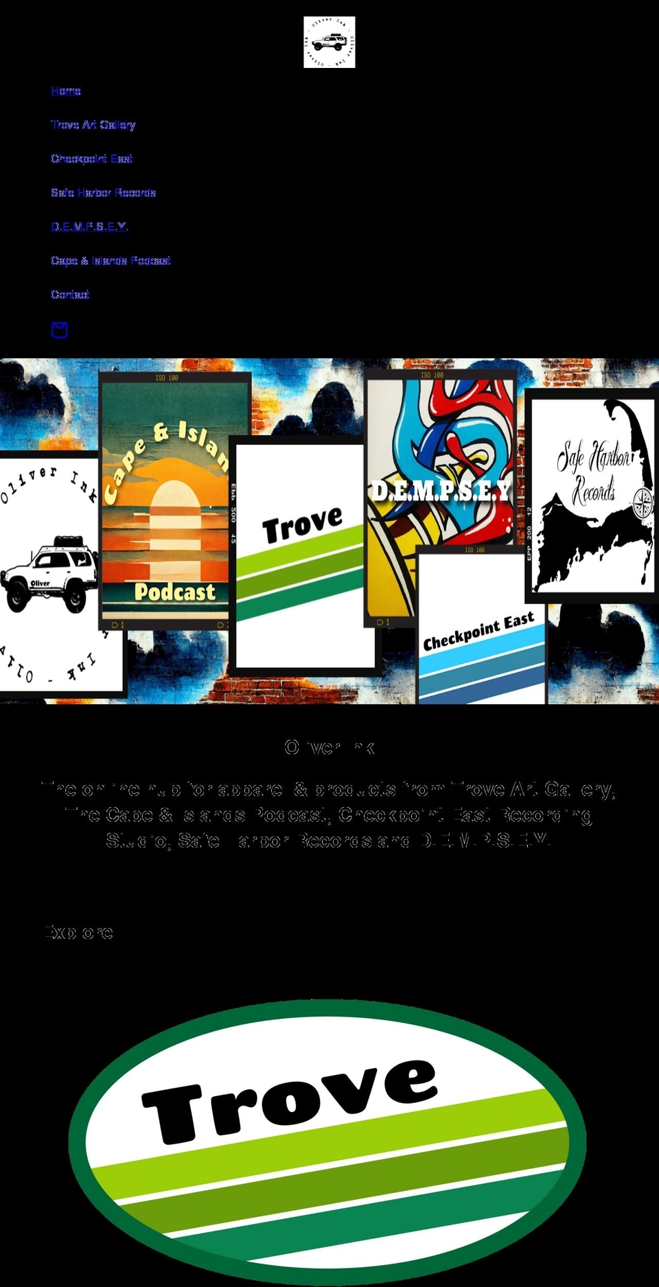 dempseyclarke.com shopify website screenshot