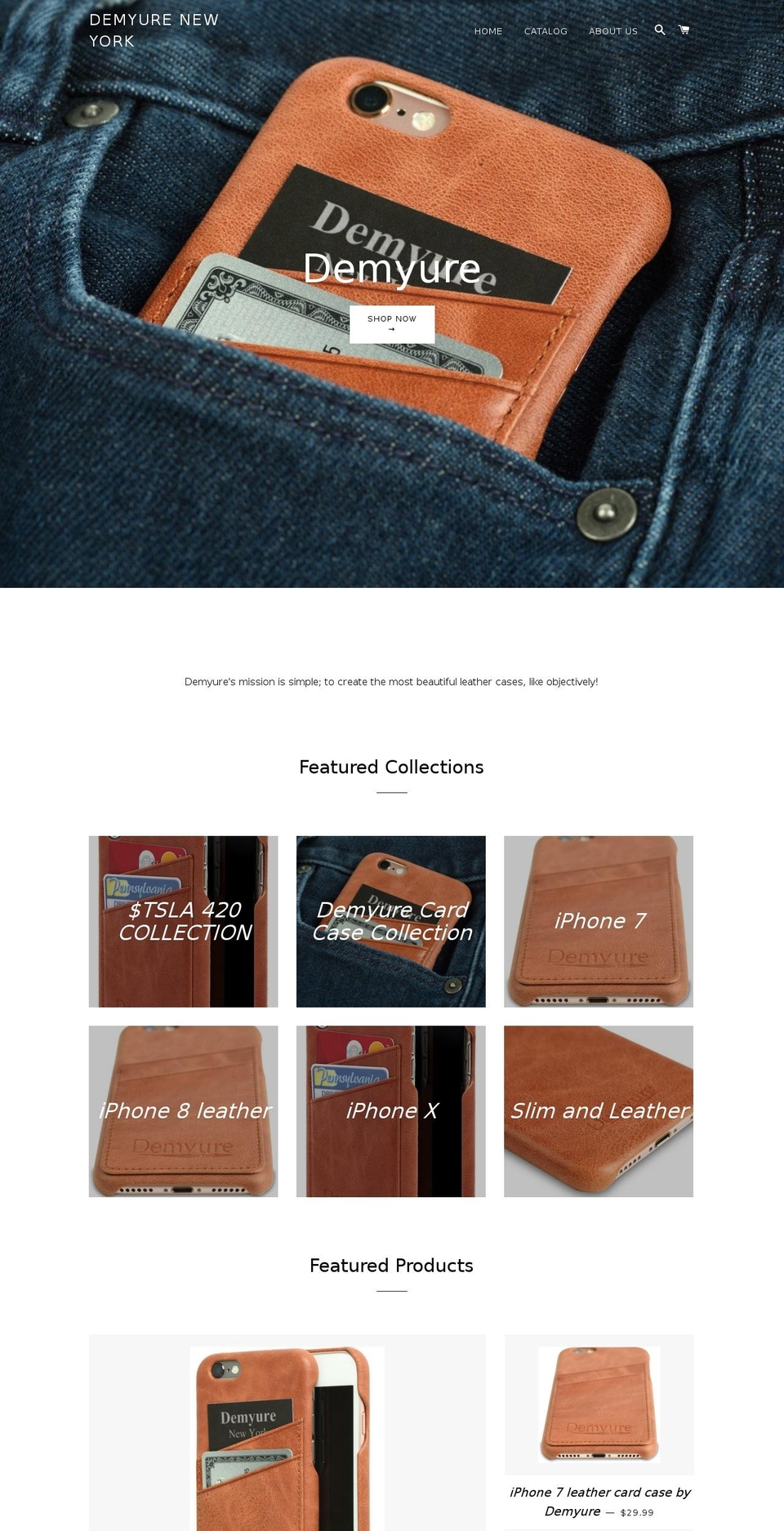 demyure.com — Shopify storefront screenshot
