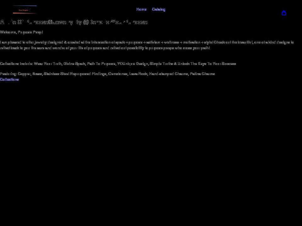 denaforyourpurposestore.com shopify website screenshot