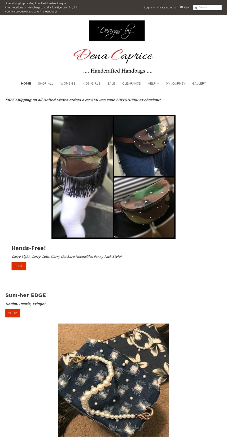 denazdezign.com — Shopify storefront screenshot