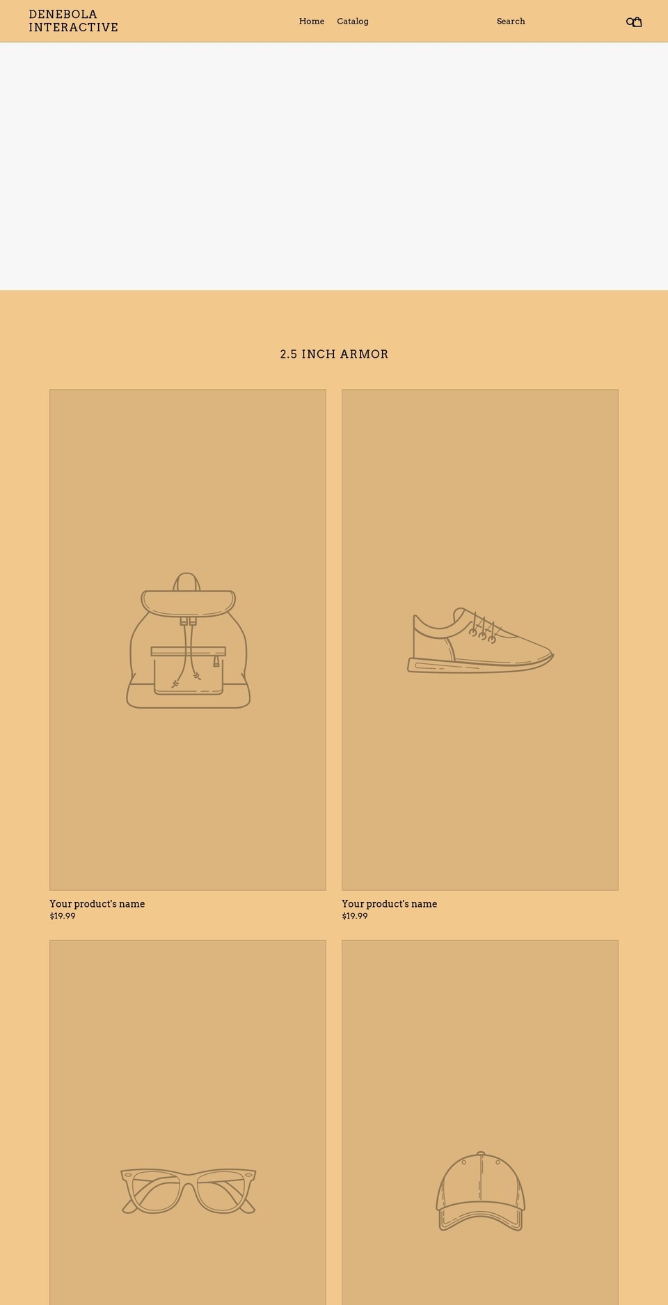 denebola-interactive.com — Shopify storefront screenshot