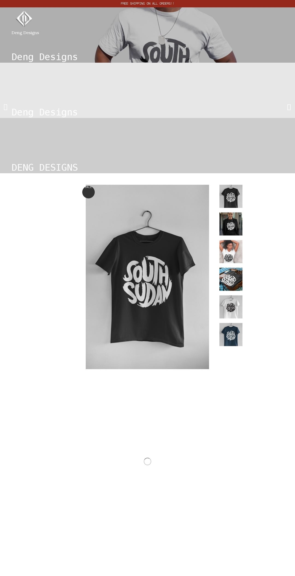 dengdesigns.com shopify website screenshot