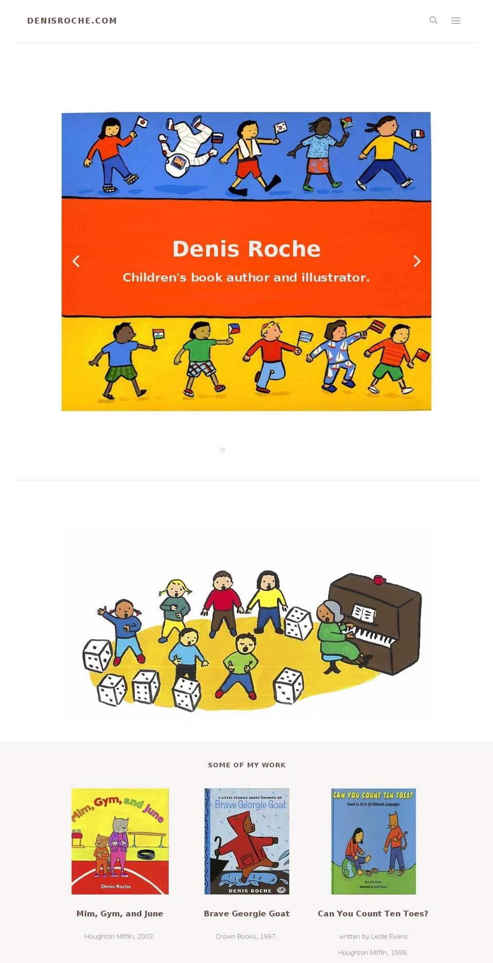 denisroche.com shopify website screenshot