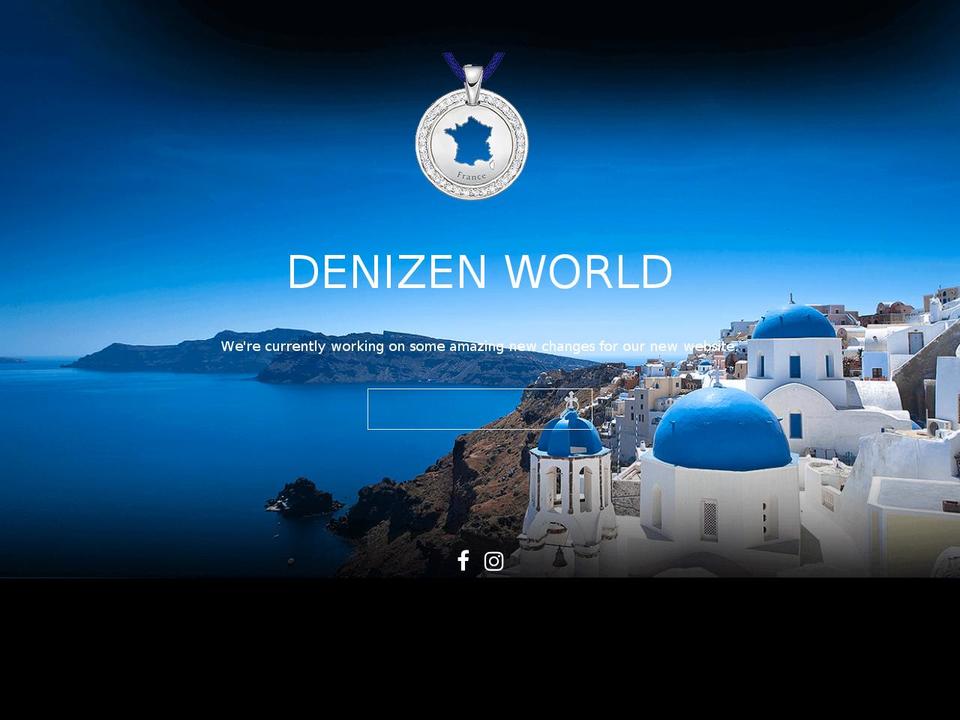 Fastor Fullscreen Shopify theme site example denizenworld.com