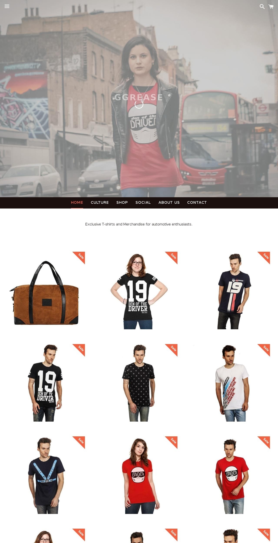 denofthedriver.com shopify website screenshot