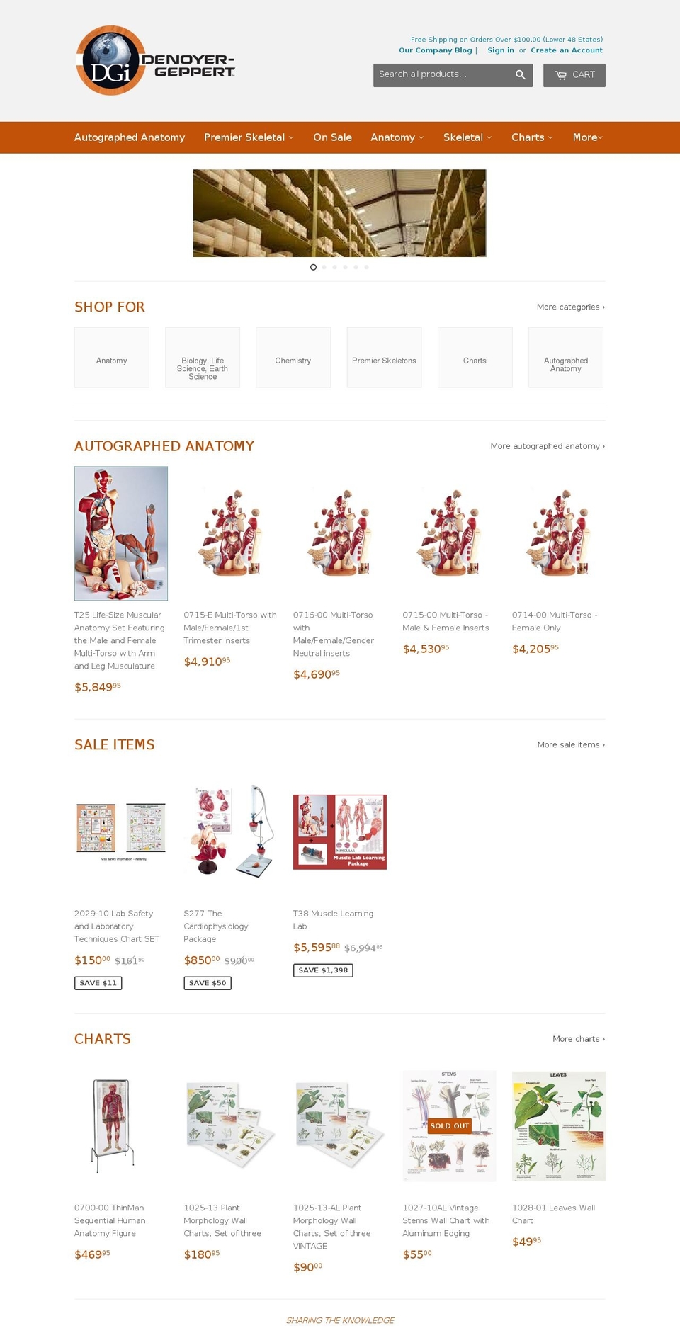 denoyer-geppert.com — Shopify storefront screenshot