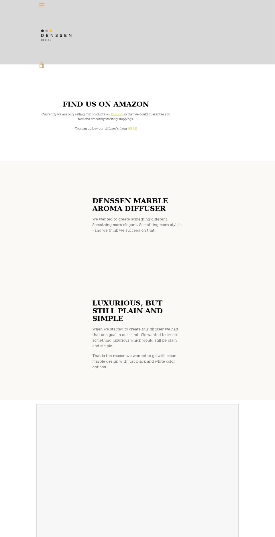 denssen.com shopify website screenshot