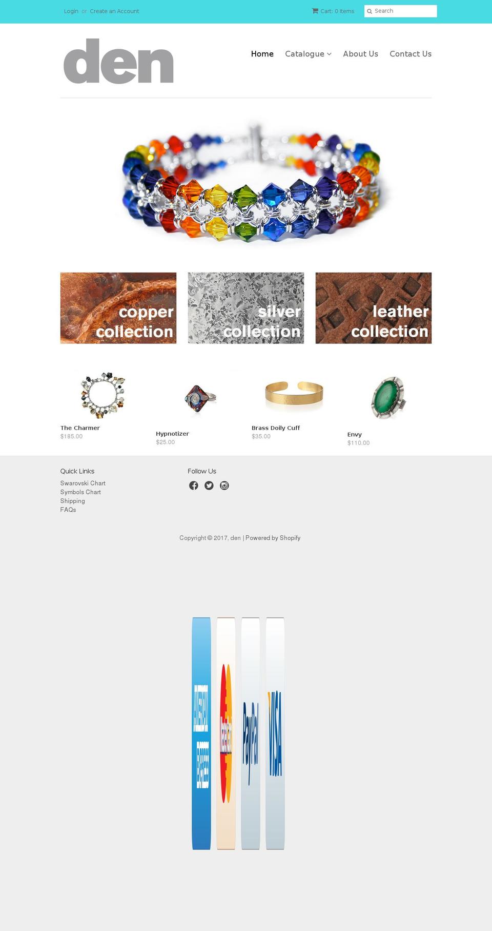 denstuff.com shopify website screenshot