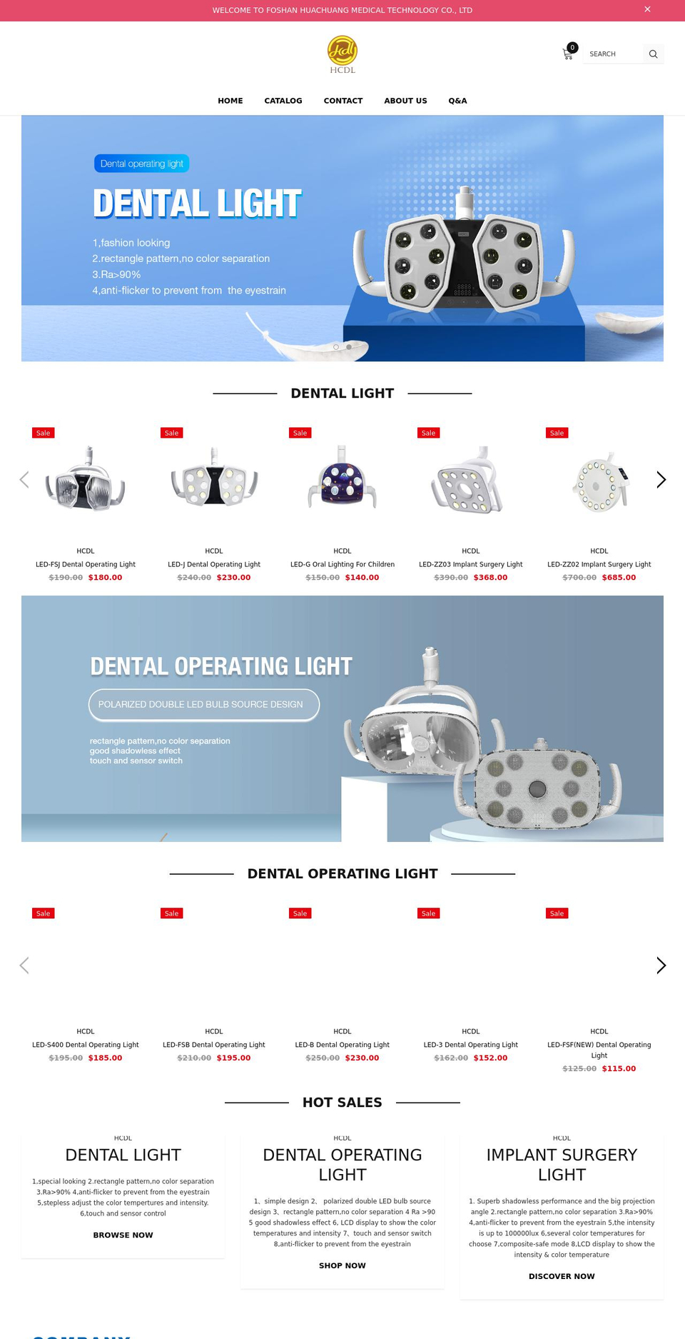 dentalchairpart.com shopify website screenshot