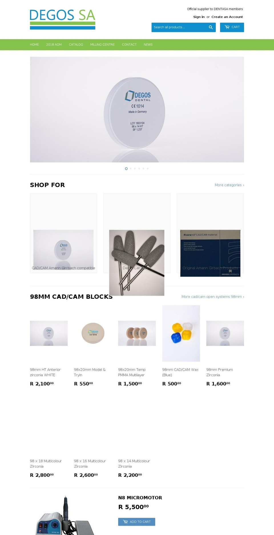 dentaldzn.com shopify website screenshot