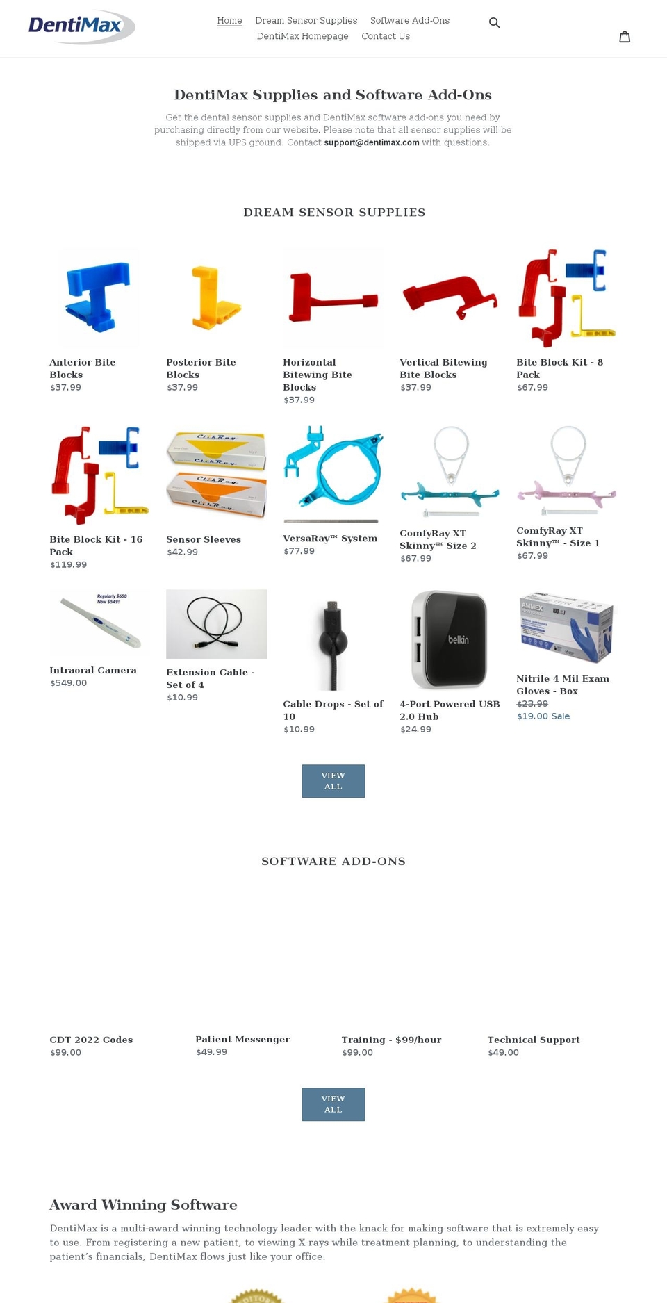 dentimaxllc.myshopify.com shopify website screenshot