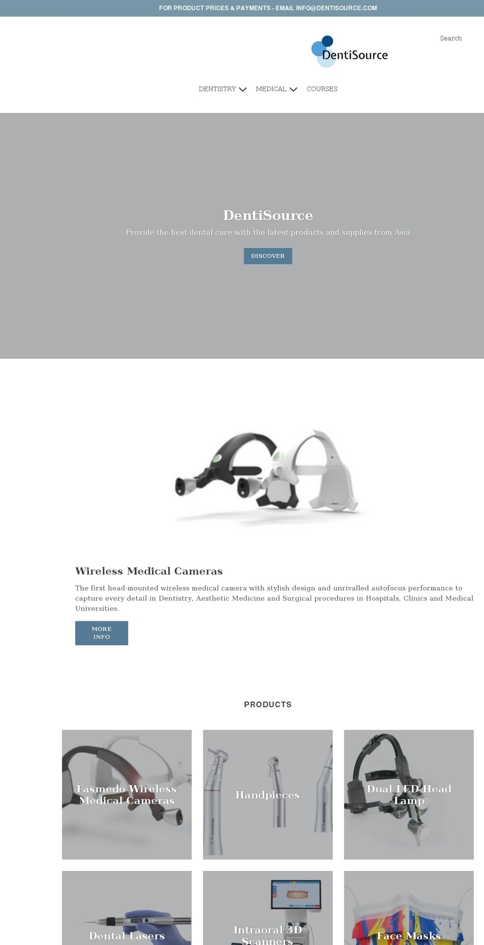 dentisource.com shopify website screenshot