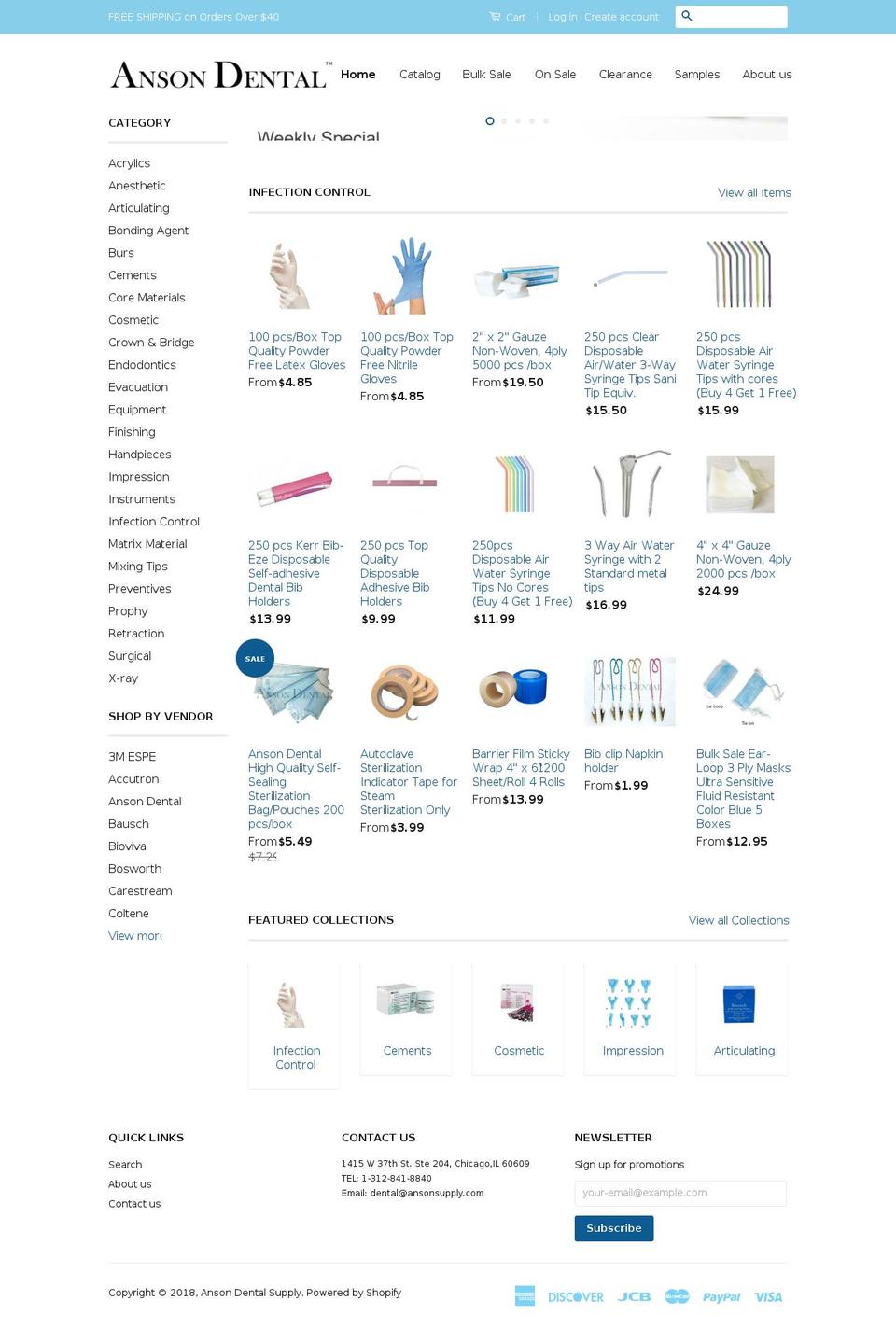 dentispal.com — Shopify storefront screenshot