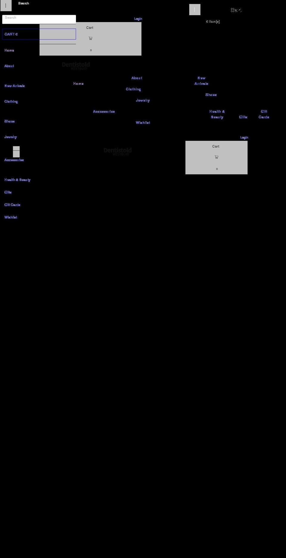 dentistoldwestbury.com shopify website screenshot
