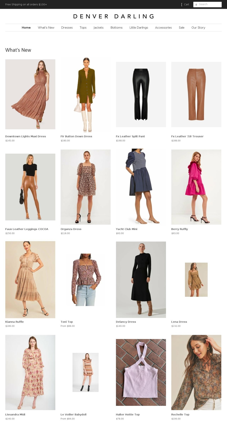 denverdarlingboutique.com — Shopify storefront screenshot