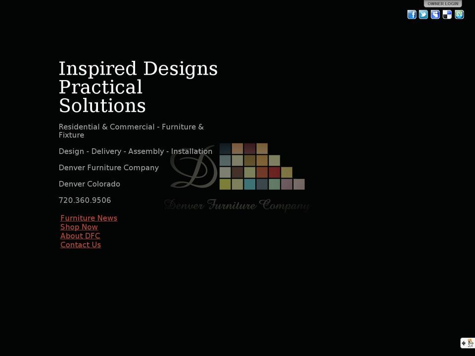 denverfurniturecompany.com shopify website screenshot