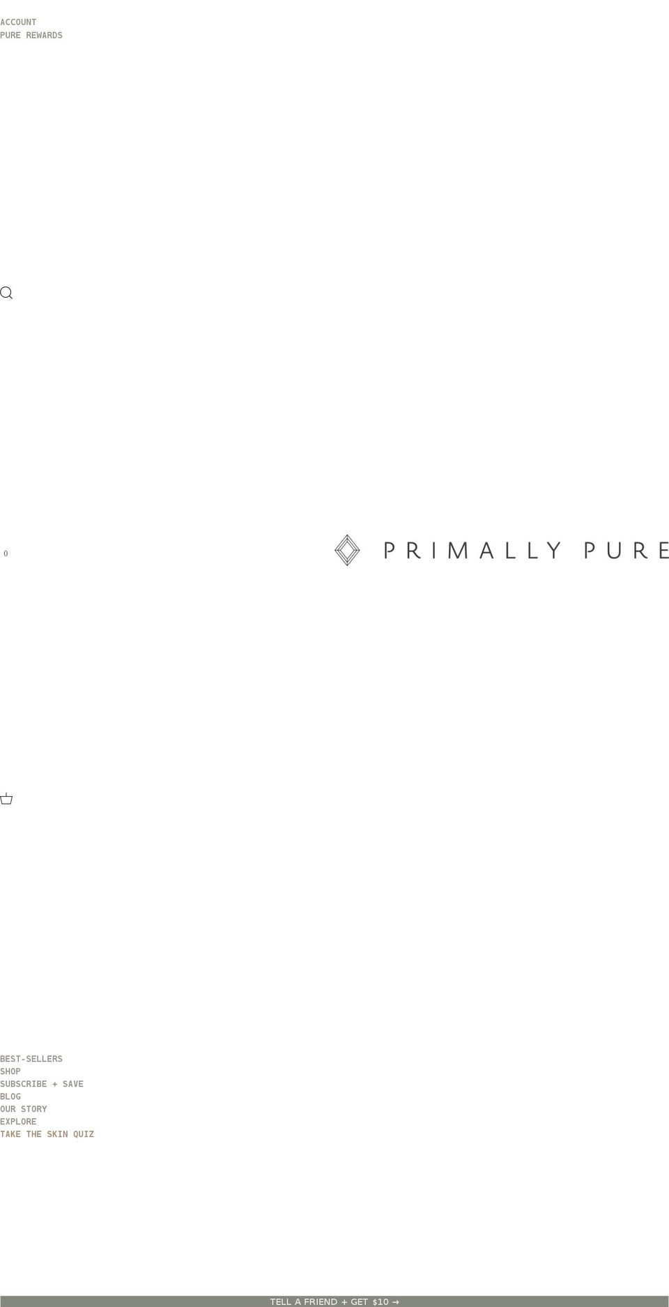 deodorantquiz.com — Shopify storefront screenshot