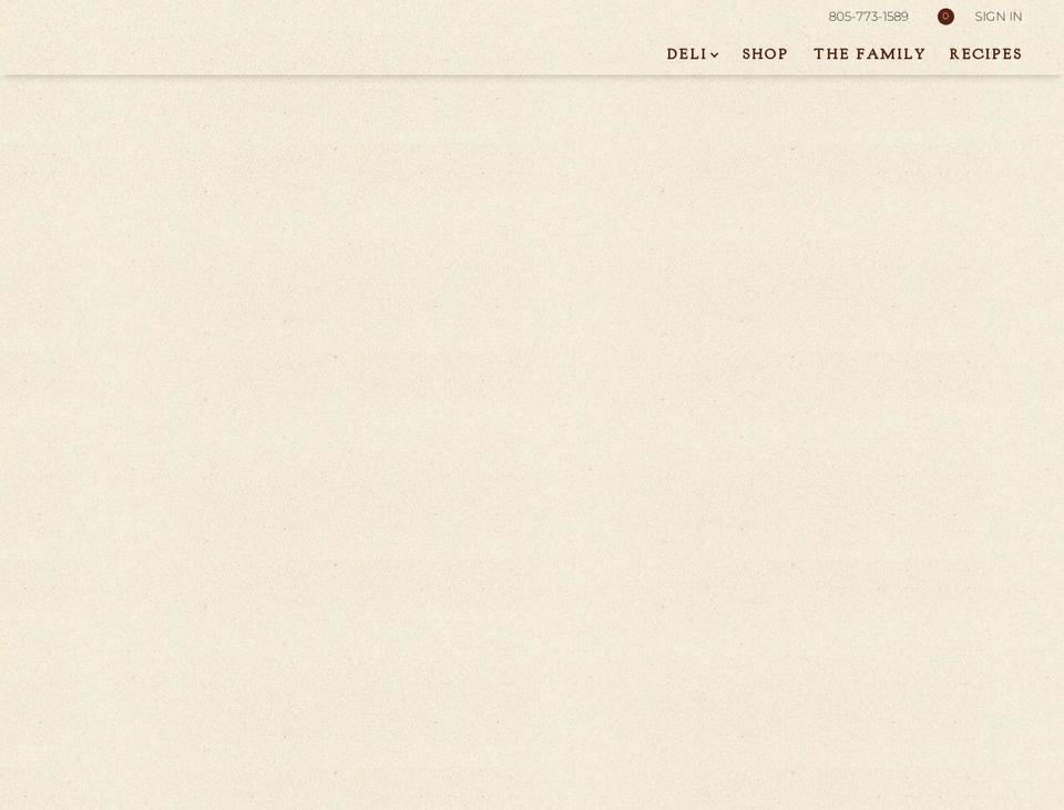 depaloandsons.com shopify website screenshot