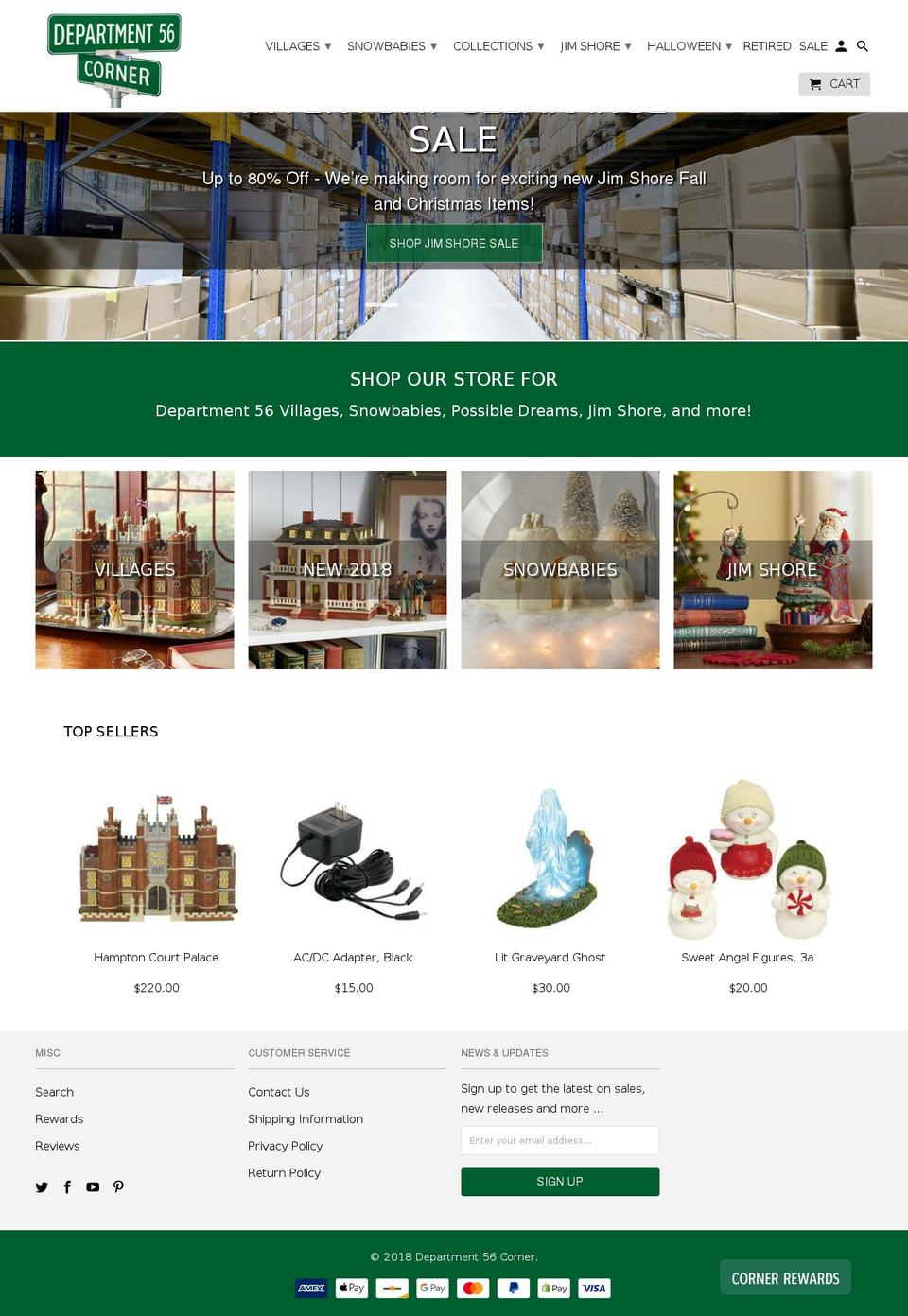 D56 Corner Retina-April-4-2018 Shopify theme site example department56corner.com