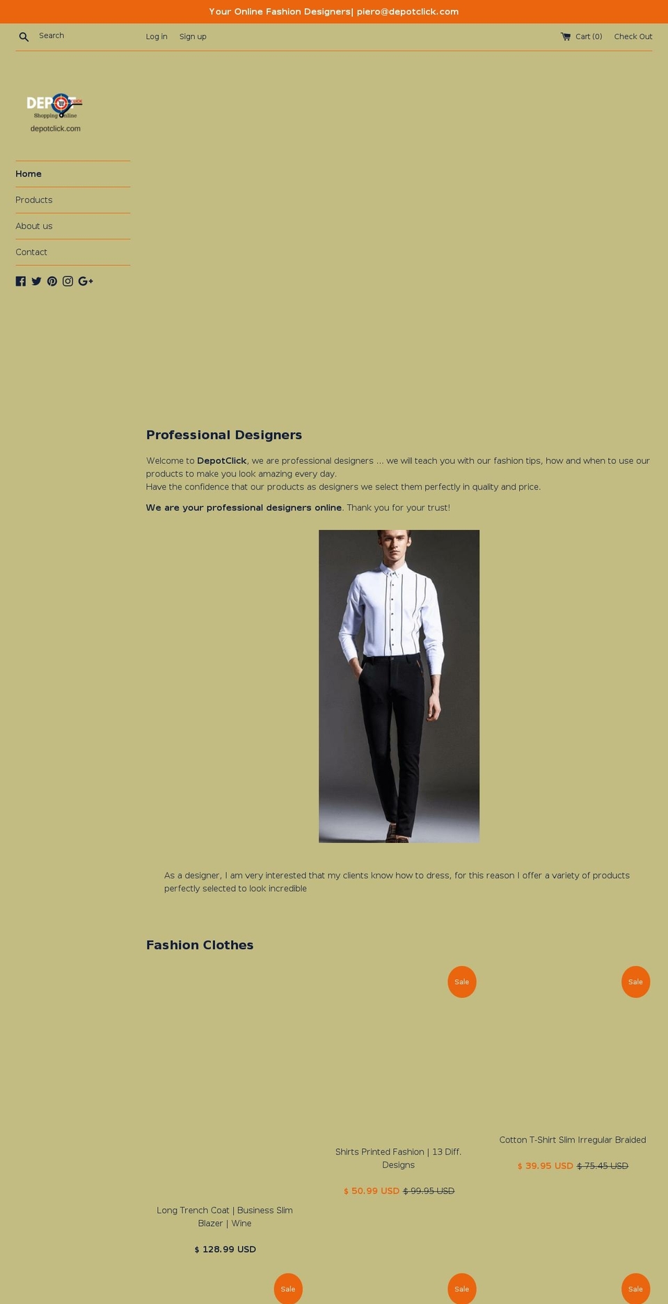 depotclick.com — Shopify storefront screenshot
