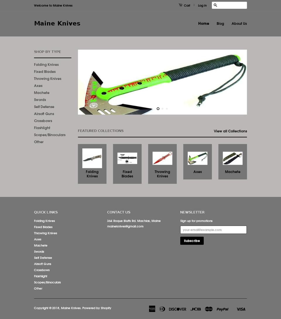 depotknives.com — Shopify storefront screenshot