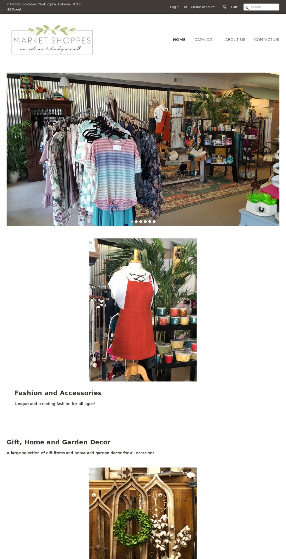 depotmarketshoppes.com — Shopify storefront screenshot
