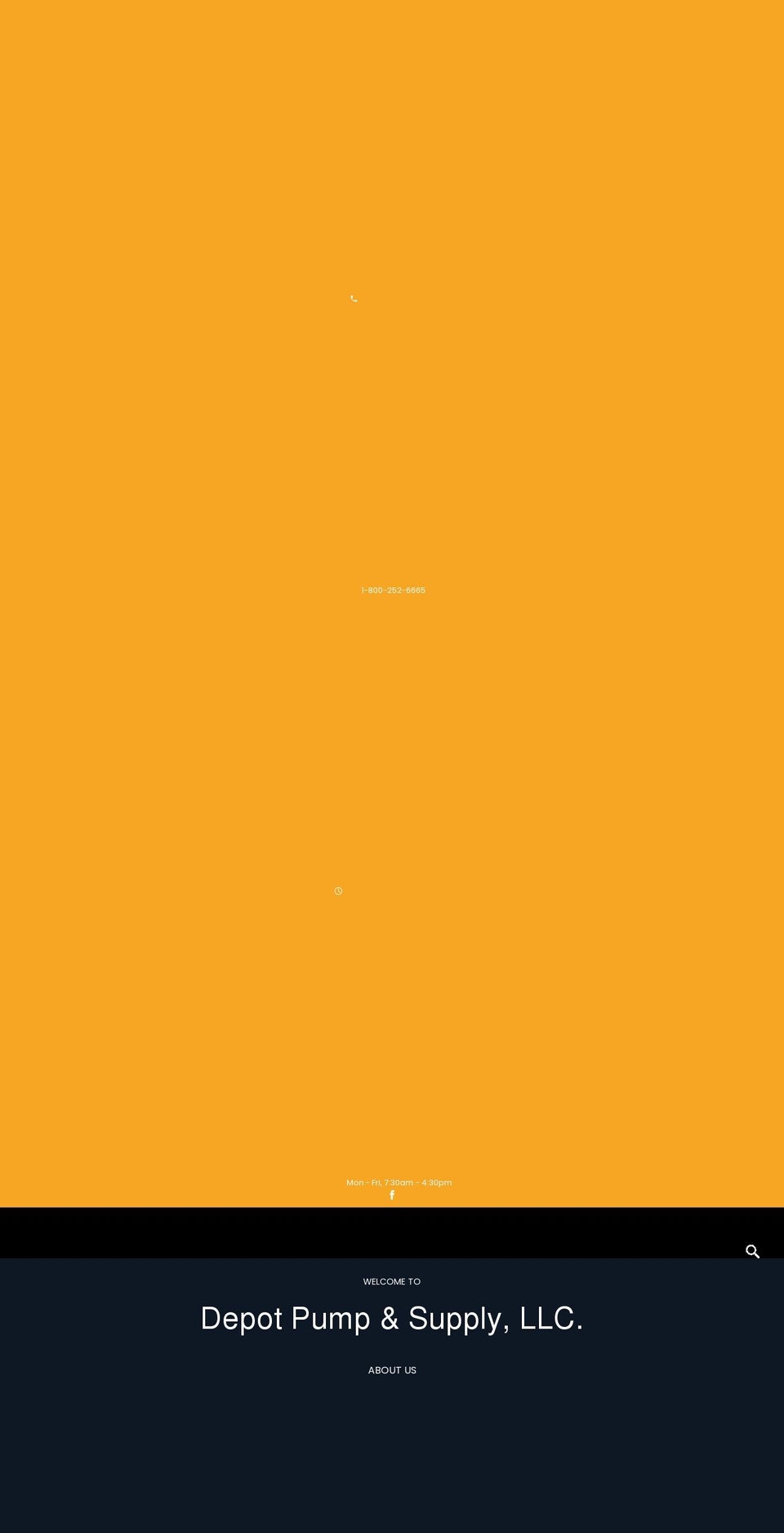 depotpump.com shopify website screenshot