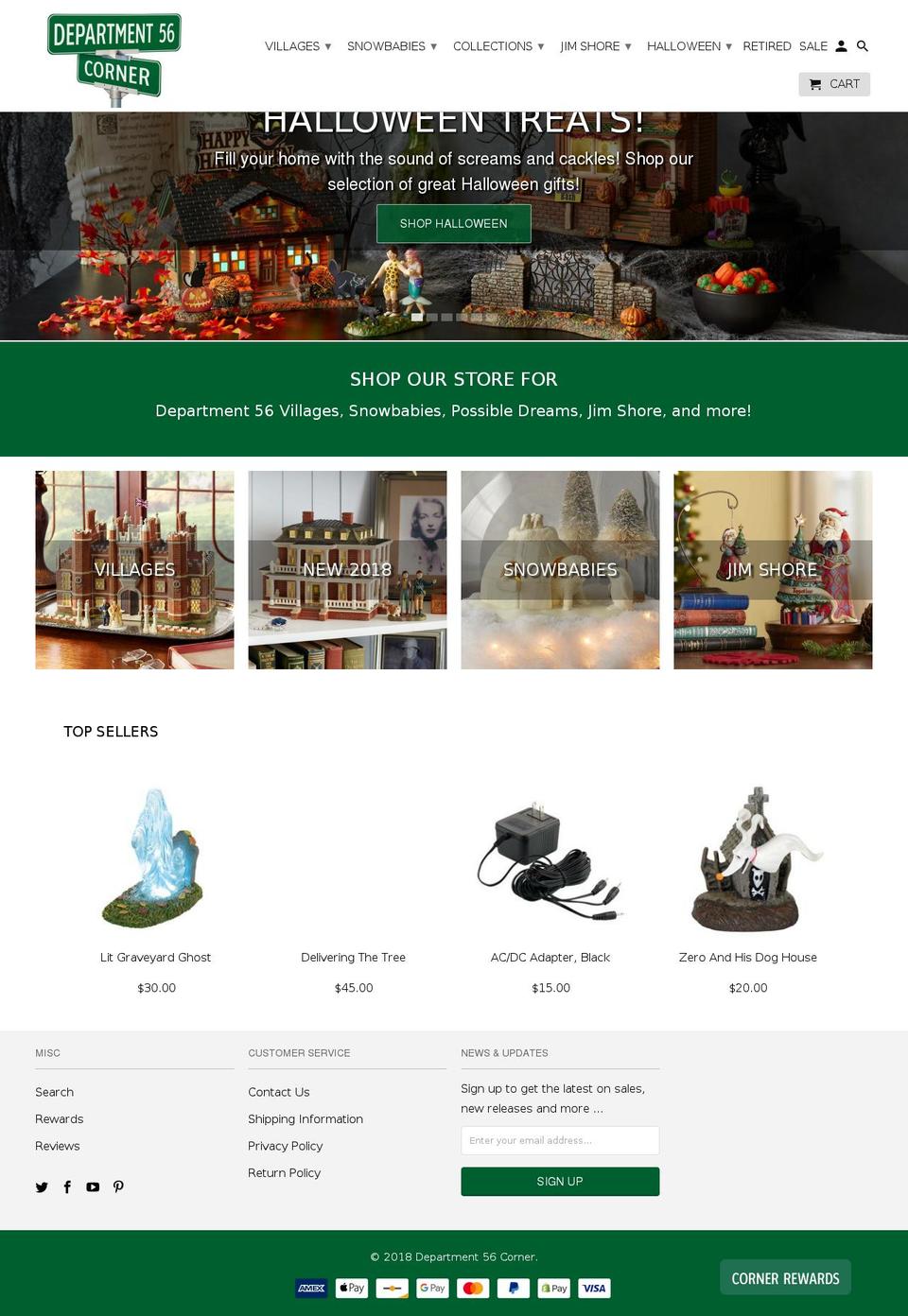 D56 Corner Retina-April-4-2018 Shopify theme site example dept56corner.com