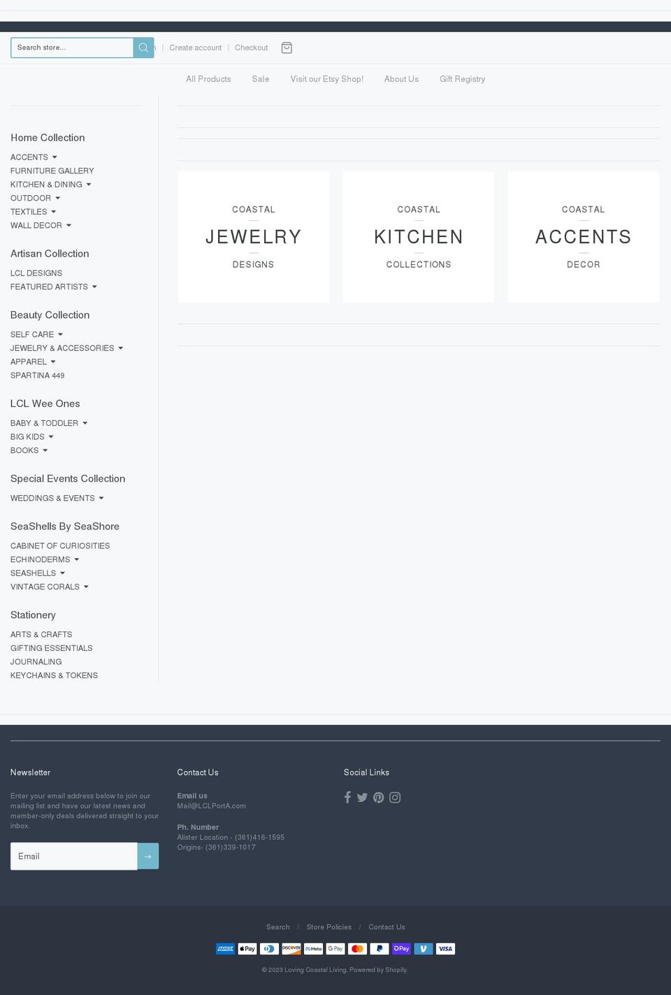 depthsoftexas.com — Shopify storefront screenshot