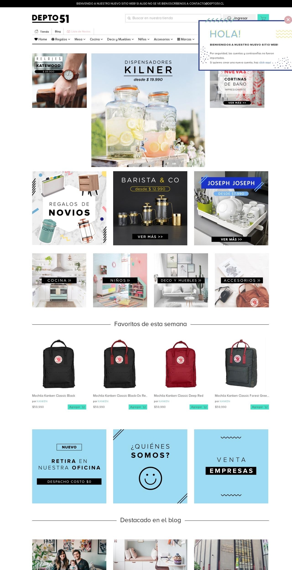 depto51.com shopify website screenshot