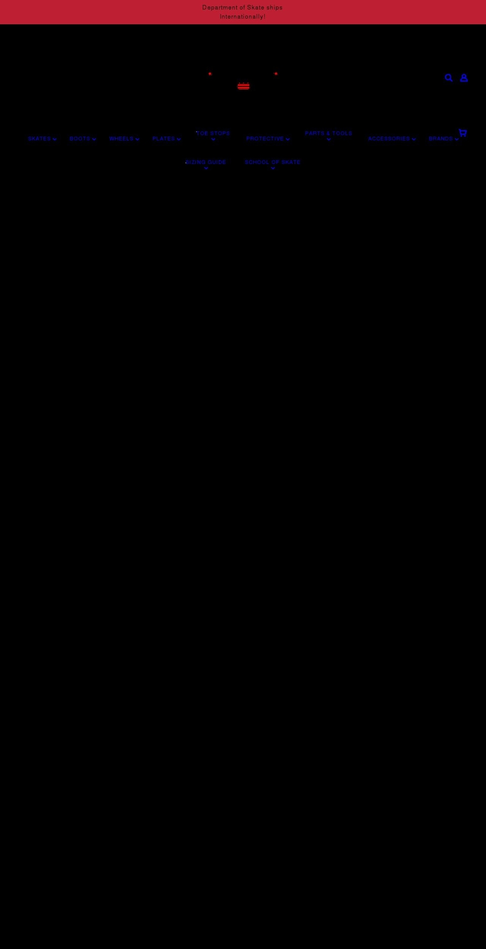 deptofskate.com shopify website screenshot