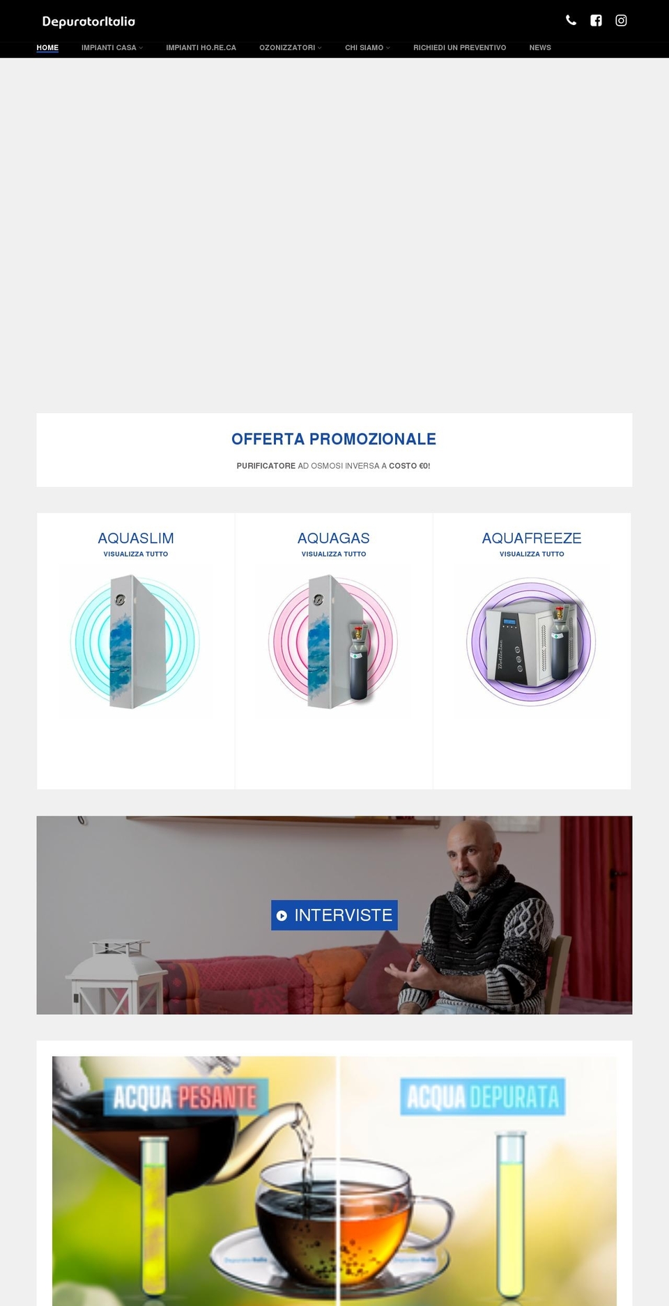 depuratoritalia.it shopify website screenshot