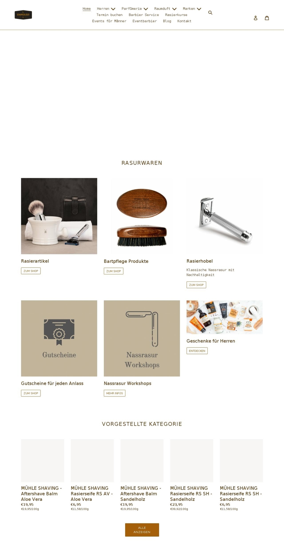 der-schaumschlaeger.com shopify website screenshot