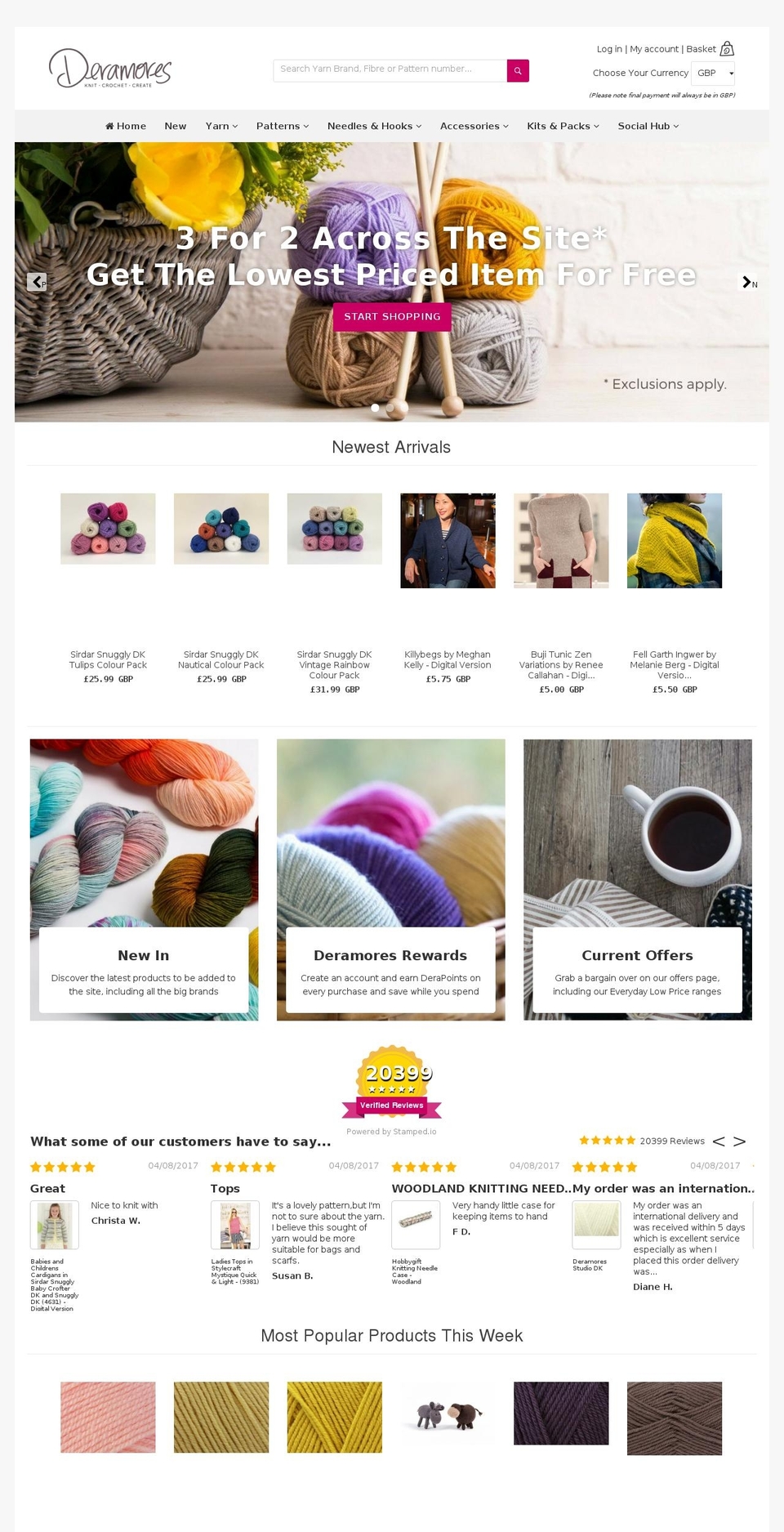 Multi-Currency 140317 Shopify theme site example deramores.org