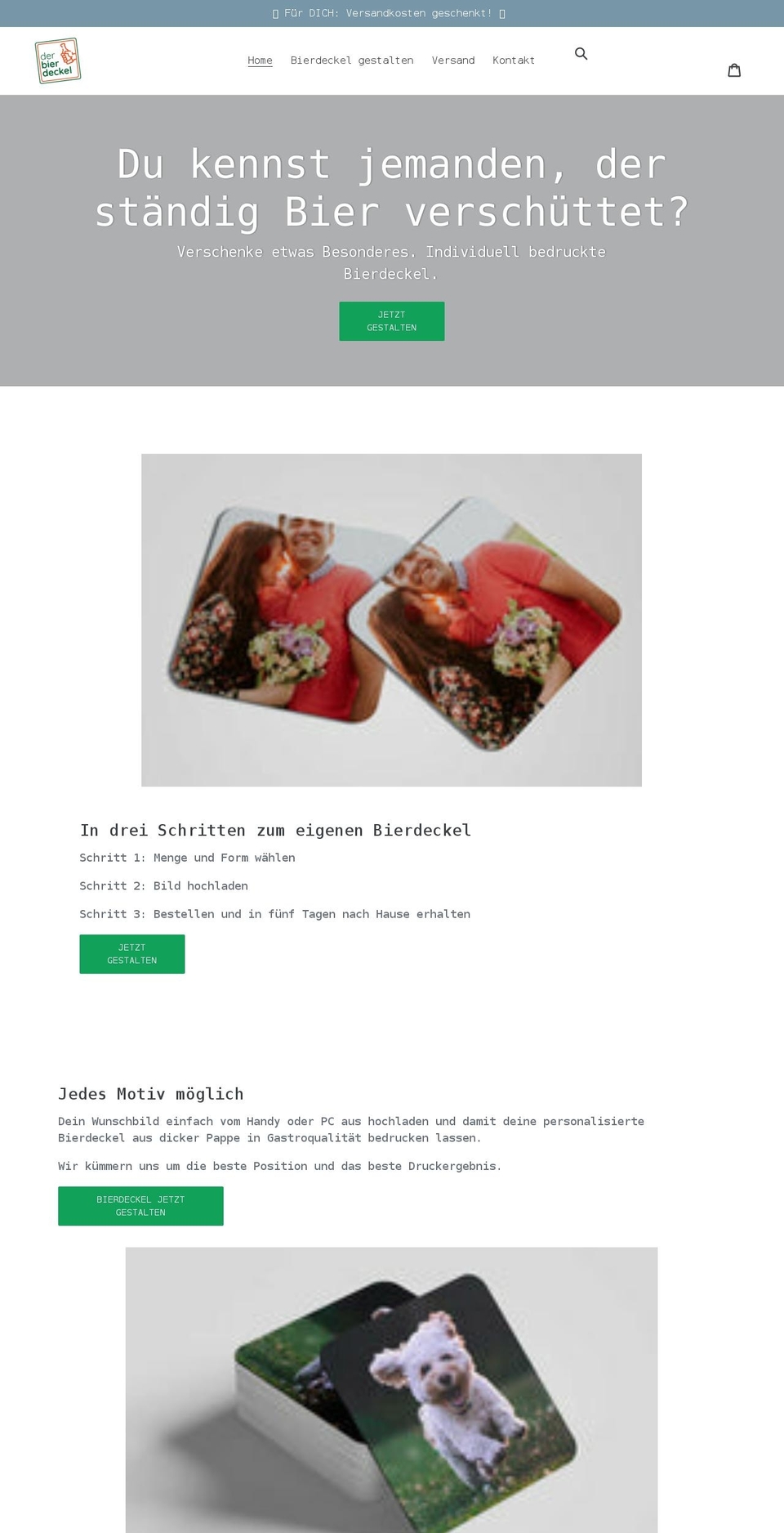 derbierdeckel.de shopify website screenshot