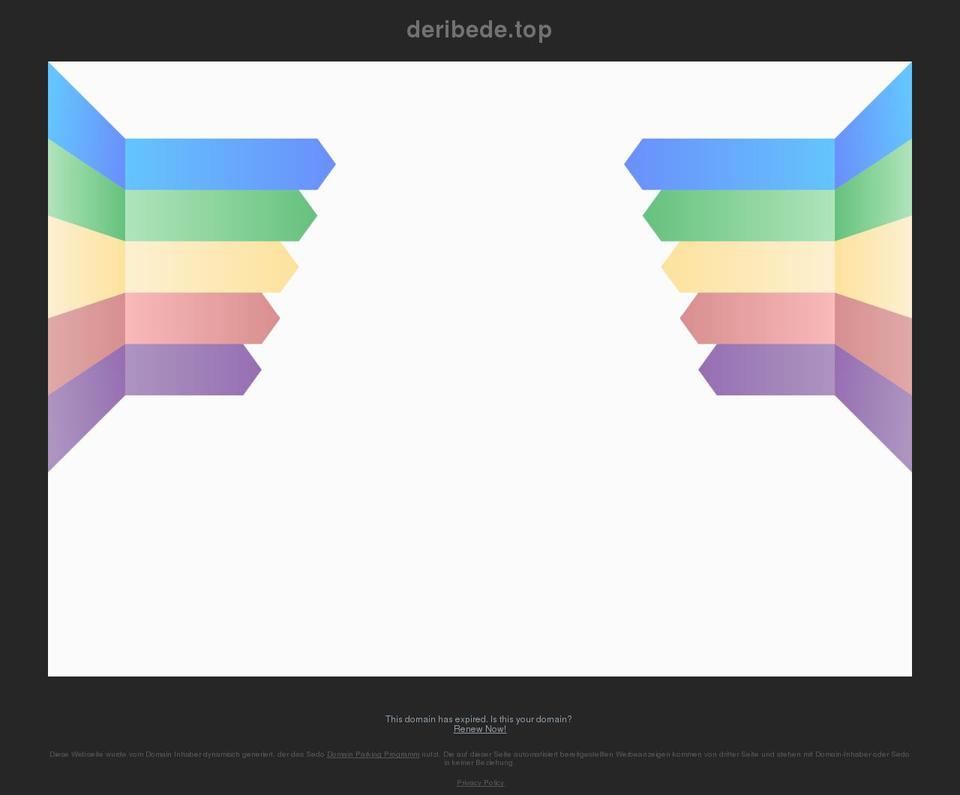 deribede.top shopify website screenshot