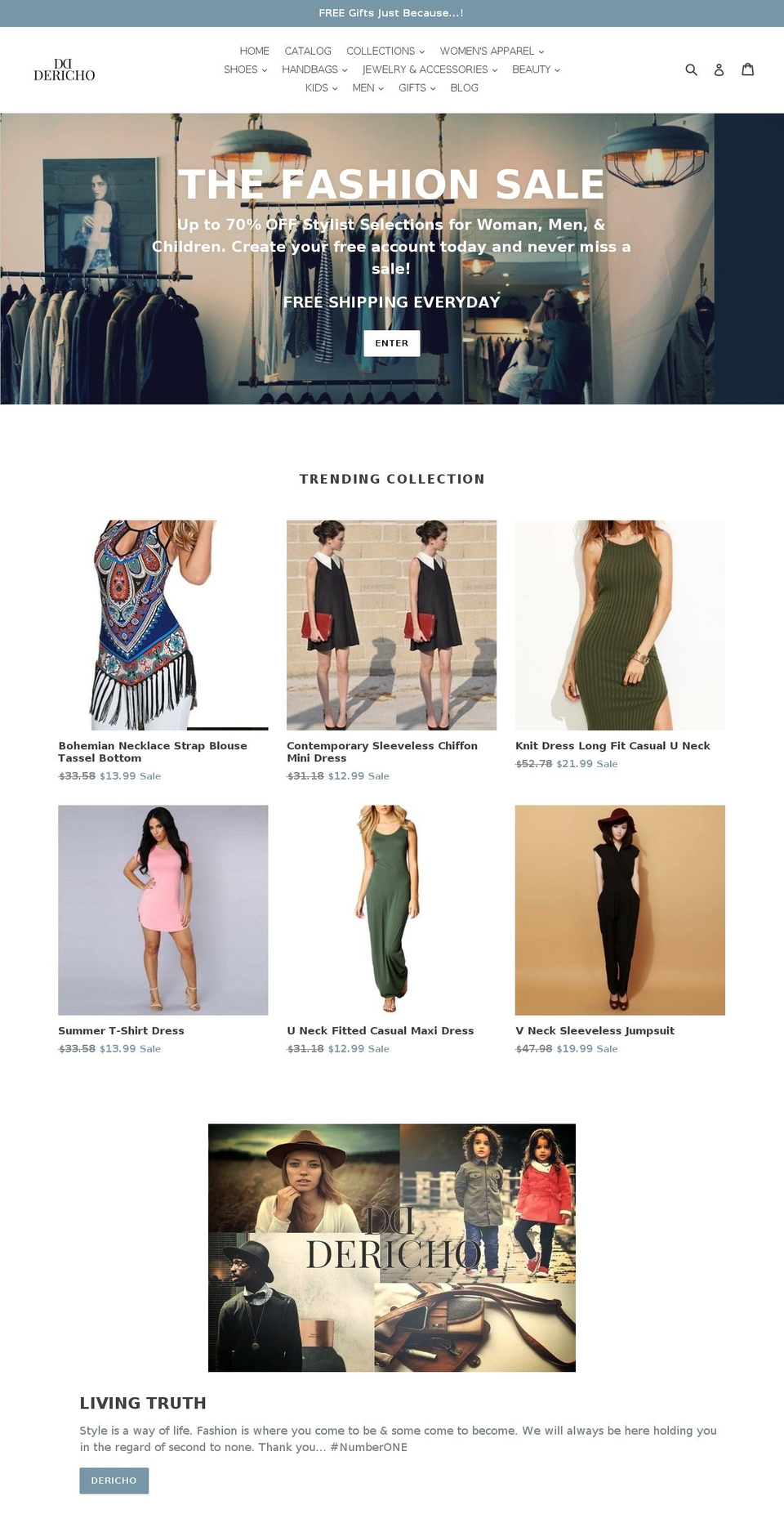 dericho.com — Shopify storefront screenshot