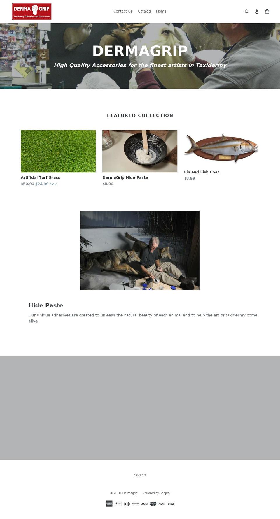 derma-grip.com — Shopify storefront screenshot
