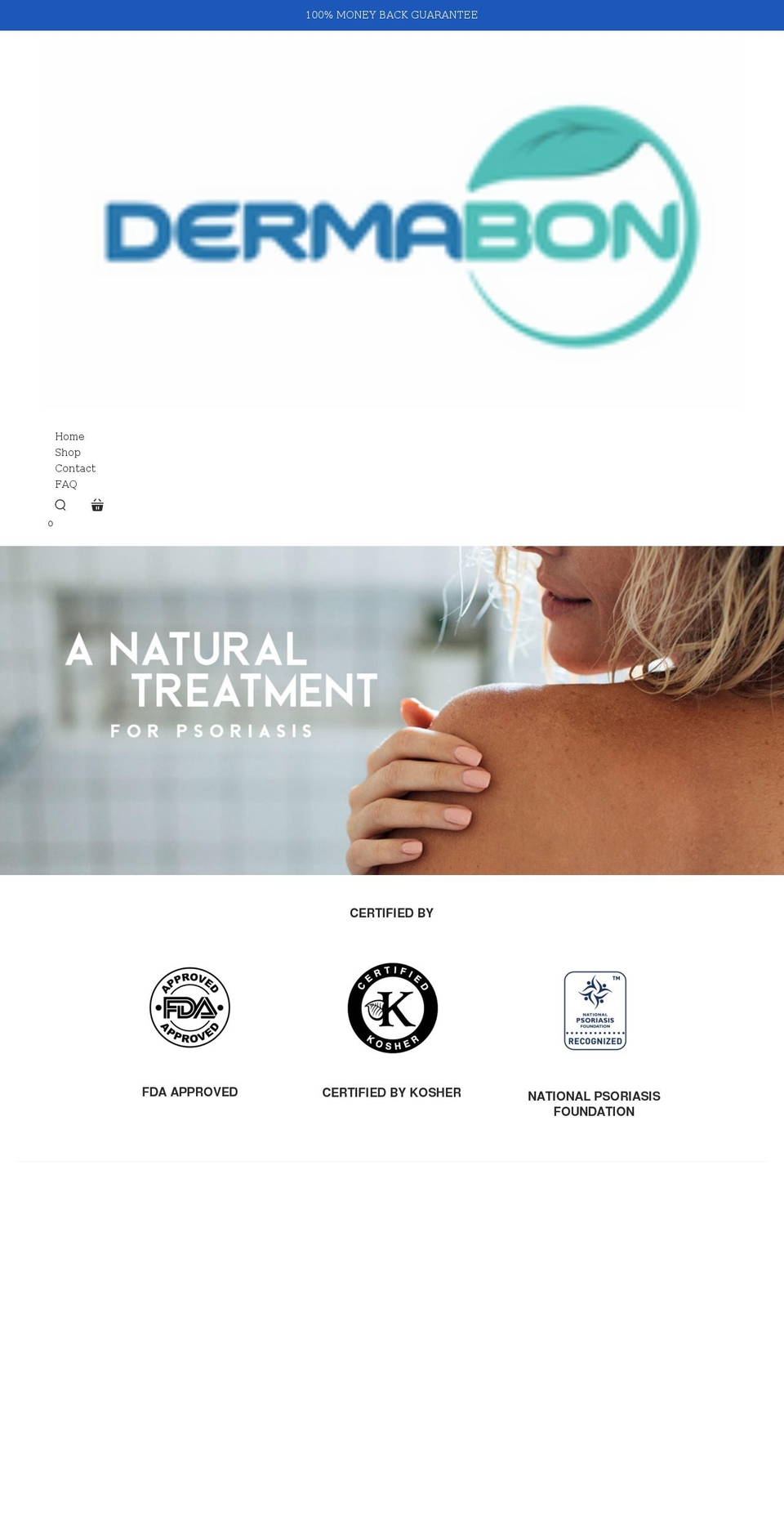 dermabon-usa.com shopify website screenshot